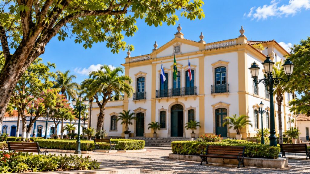 Fachada de prédio de prefeitura em cidade do interior (imagem ilustrativa)