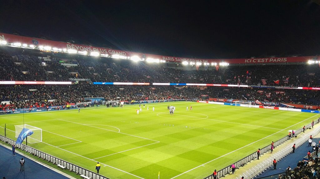 Estádio Parc des Princes, em Paris, durante partida