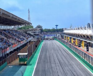 Vista do Autódromo de Interlagos, em São Paulo