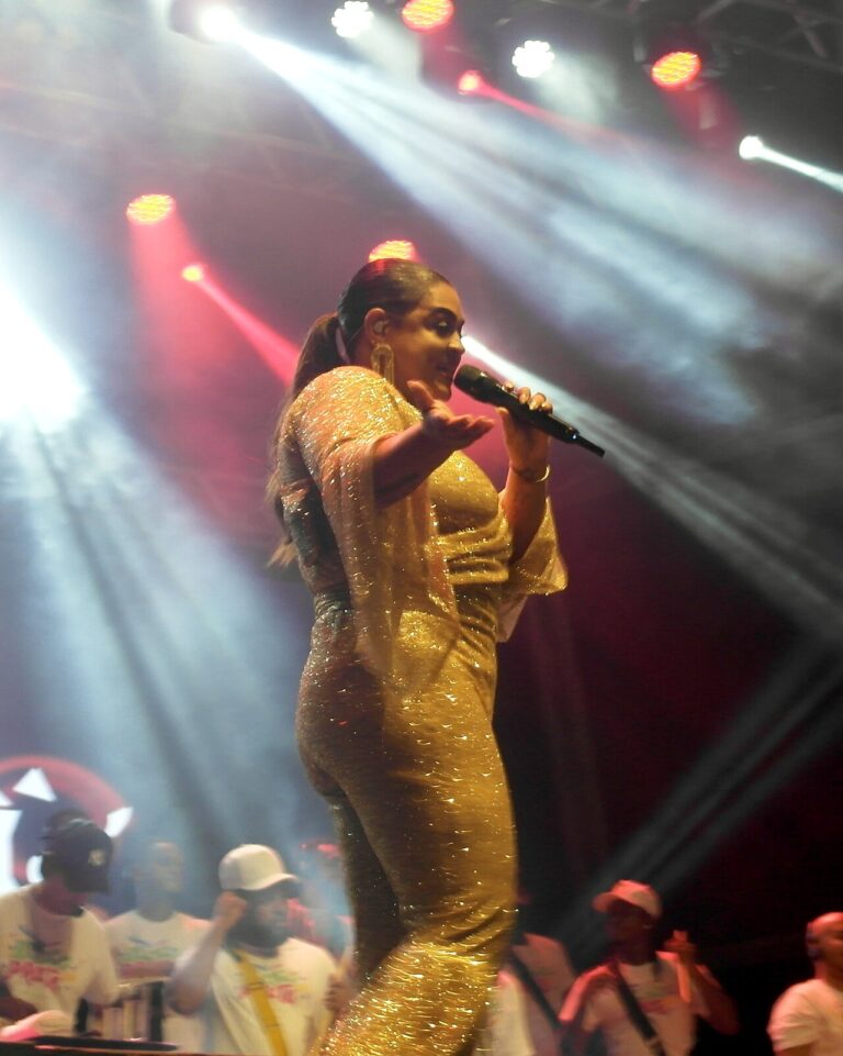 Preta Gil em show em Angra dos Reis, em 1º de janeiro de 2023