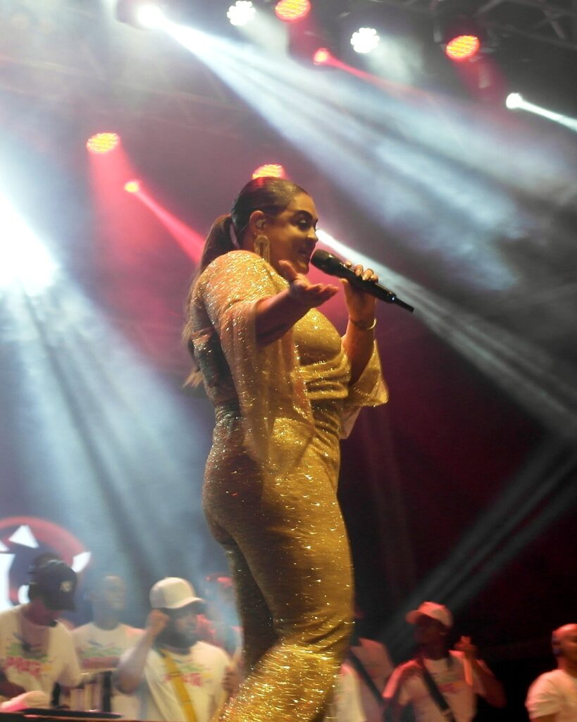 Preta Gil em show em Angra dos Reis, em 1º de janeiro de 2023