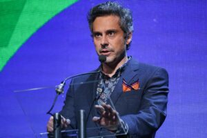 O ator Alexandre Nero no Prêmio da Música Brasileira de 2015