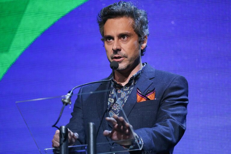 O ator Alexandre Nero no Prêmio da Música Brasileira de 2015