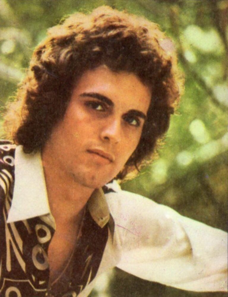 O cantor italiano Christian em 1972